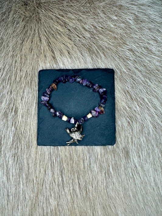 Armband Auerhahn Lila