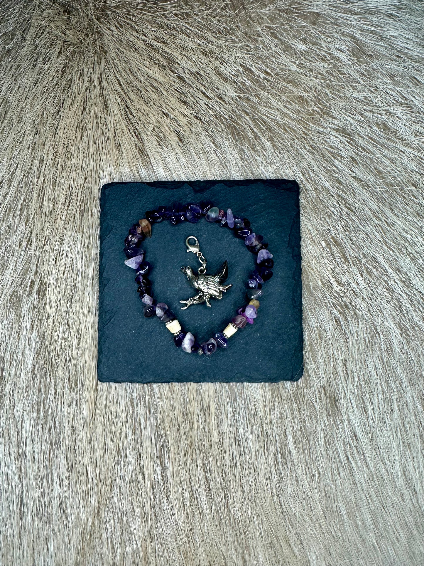 Armband Auerhahn Lila