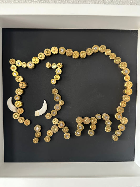 Wandbild Wildschwein