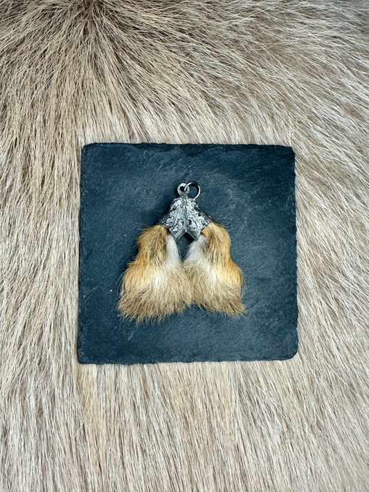 Anhänger Hasenkralle doppelt Nr. 2