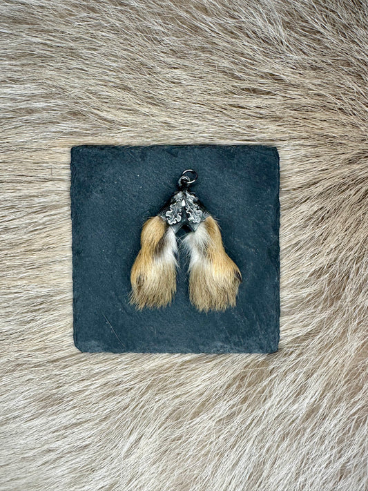 Anhänger Hasenkralle doppelt Nr. 1