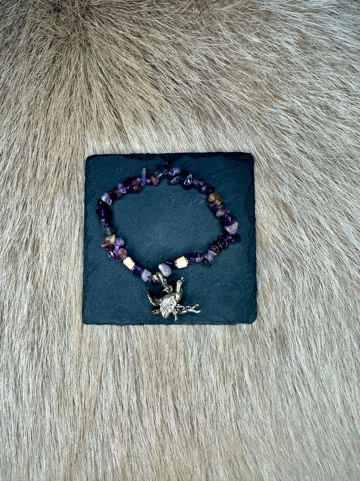 Armband Auerhahn Lila