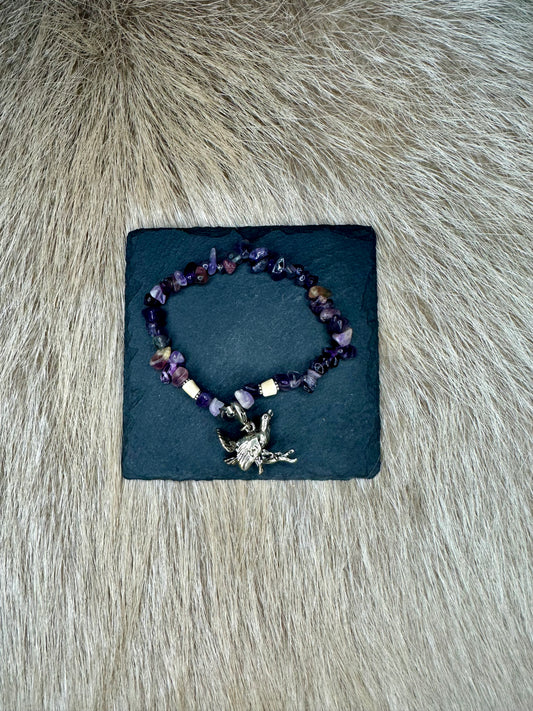 Armband Auerhahn Lila