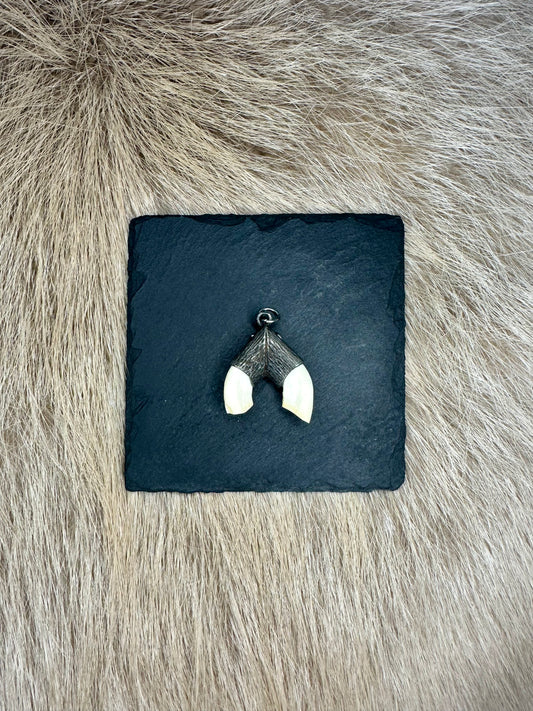 Anhänger Wildschwein Schneidezahn Nr. 2 doppelt