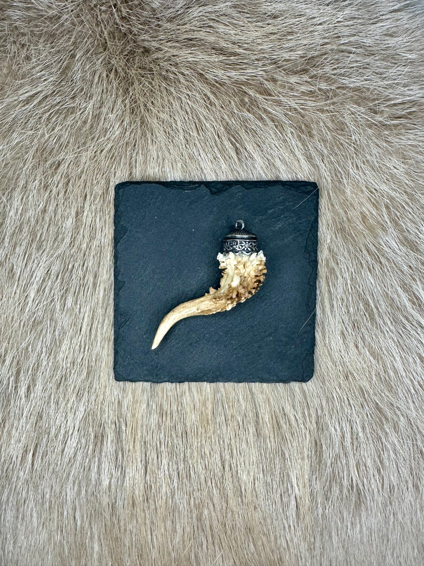 Anhänger Rehgeweih ech SILBER Nr. 2